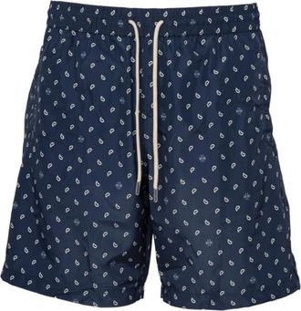 Jacob Cohen Paisley Zwemshorts - Heren - Strandmode - Blauw - M - Polyester - Badmode