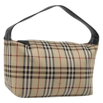 Burberry Pre-owned Shoulder Bags, female, Beige, Size: ONE SIZE Pre-owned Hand Bag