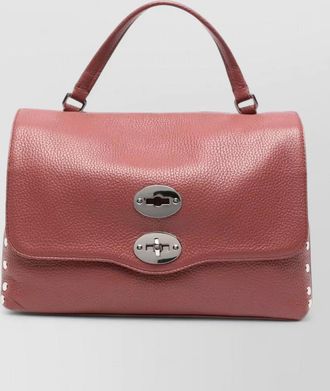 Zanellato studded leather shoulder bag