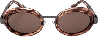 Linda Farrow DRIES VAN NOTEN DVN77 C6 Womens Sunglasses Tortoiseshell Size 49