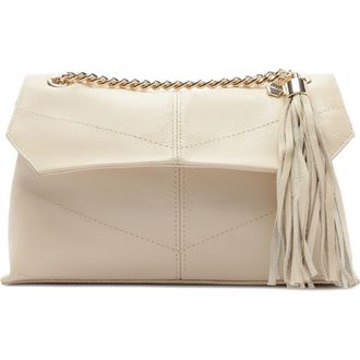 Arezzo Small Sonya Leather Crossbody Bag in Panacota at Nordstrom
