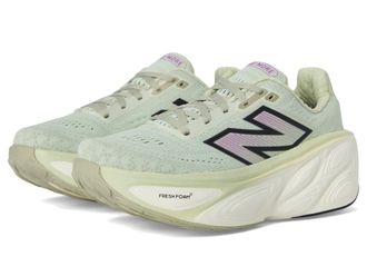 New Balance Womens Fresh Foam X More V5 Running Shoe, Natural Mint/Purple Fuchsia/Black, 5.5 UK