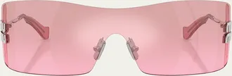 Miu Miu 144MM Shield Sunglasses