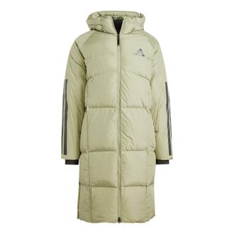 adidas Cold.Rdy Long Puffer Jacket Asia Sizing Olive Green JG3839