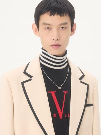 Valentino Garavani Collana Ovalette In Metallo Uomo TRASPARENTE UNI