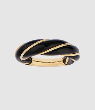 Aur&eacute;lie Bidermann Bague Diana Noir