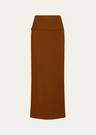 Proenza Schouler Liora Heavy Sable Maxi Skirt