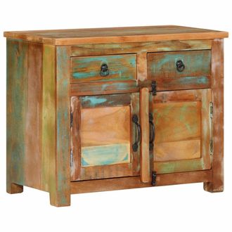 Berkfield Home Sideboard 68x35x55 cm Solid Wood Reclaimed in Brown | Size: 68 x 35 x 55 cm