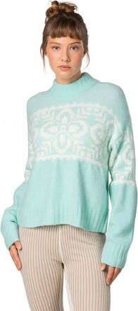 Kari Traa Disa Knit Sweater In Bright Turquoise
