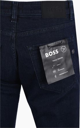 HUGO BOSS Mens Boss Black BOSS RE MAINE JEANS DARK BLUE - Navy - Size: 34/32