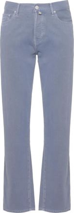 Jacob Cohen Jeans, Heren, Blauw, W33, Katoen, Bootcut Jeans