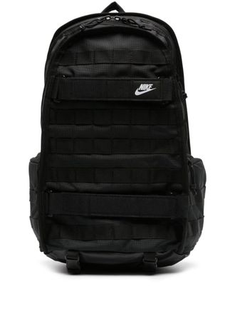 Nike logo-patch backpack - Nero