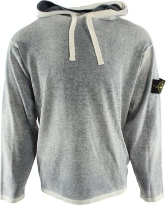 Stone Island Reversible Sweater - Heren - Hoodies - Blauw - M - Katoen - Hoodies & sweatvesten