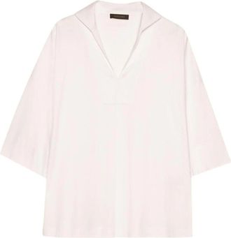 Elena Miro Klassiek Poloshirt voor Heren - Dames - Polos - Wit - XS - Tops