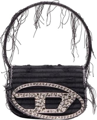 Diesel Tassen, Dames, Zwart, ONE Size, 1DR Schoudertas