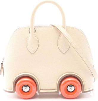 Herm&egrave;s 2023 Epsom Bolide on Wheels satchel - Marrone