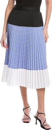 Karl Lagerfeld Karl Lagerfeld Colorblock Pleated Skirt