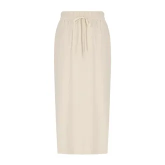 Max Mara Dames, Rokken, Beige, Maat: XS Katoen