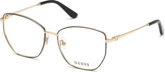 Guess Optisch Montuur - Dames - Brillen - Zwart - 55 MM - Accessoires