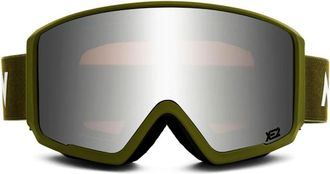 Messy Weekend FLIP XE2 Army Silver Mirrored Mens Sunglasses Green Size Standard