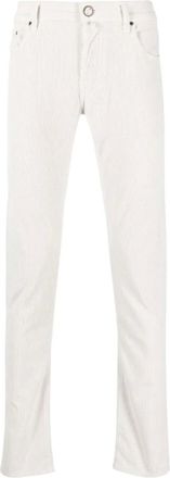 Jacob Cohen Pantaloni slim-fit - - Trousers - Uomo - Bianco - W37