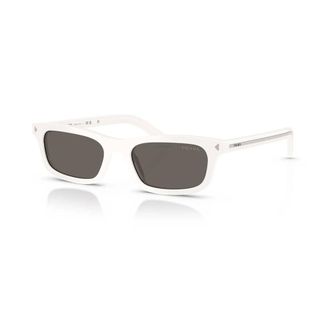 Prada Sunglasses, unisex, White, Size: 52 MM Prd05S Sunglasses