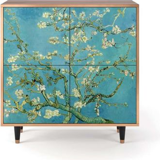 StoryZ Aparador azul 4 puertas L 96 cm