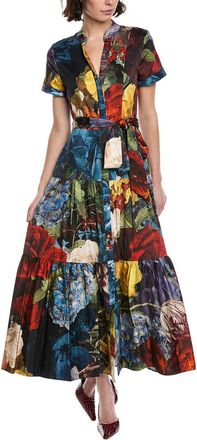 Alice & Olivia Alice + Olivia Lucy Midi Shirt Dress