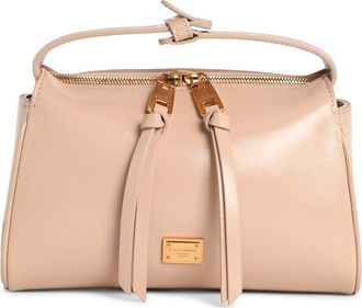 Dolce & Gabbana Vittoria Lear Handtasche Nude