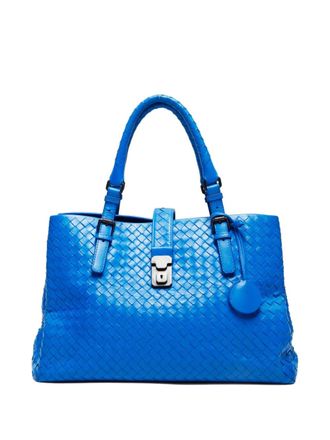 Bottega Veneta 2012-2024 geweven leren handtas - Blauw