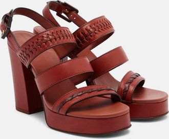 Zimmermann Sandalias con plataforma Alchemy de piel