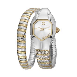Just Cavalli Glam Snake Silver-tone Dial Ladies Watch JC1L113M0045