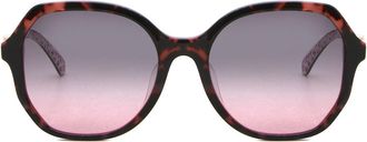 Kate Spade New York Lourdes/F/S Asian Fit HT8/FF Womens Sunglasses Tortoiseshell Size 57