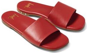 beek Honeybird Square Toe Slide Sandal in Red at Nordstrom Rack, Size 9