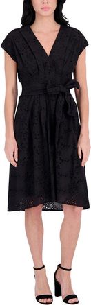 Kensie Embroidered Midi Dress