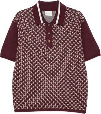 Dr&ocirc;le de Monsieur Patterned Polo Shirt