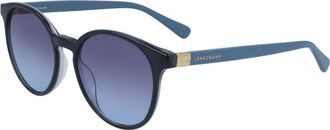 Longchamp Womens LO658S-424 LO658S 51 424 Fashion Sunglasses - Blue - One Size