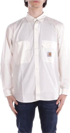 Carhartt Work in Progress Hombre, Camisas, Blanco, Talla: L