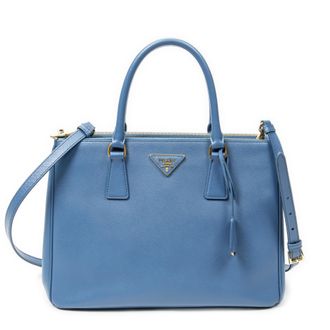 Prada Medium Galleria Double Zip Tote schoudertas