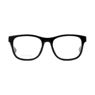 Gucci GG0004O001 Square Full Rim Eyeglasses - Black