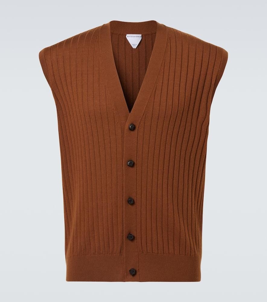 【関税&送料込】Bottega Veneta Sand Twill Vest Bottega Veneta Light Weight Viscose Jersey Dress in Pudding