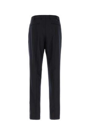 Pantaloni Torino Mens Midnight Blue Stretch Wool Pant Pantaloni Trousers