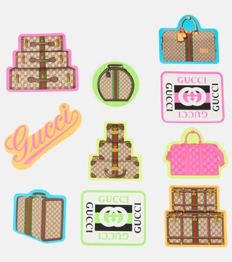 Gucci Set di 10 stickers Valigeria per bagaglio
