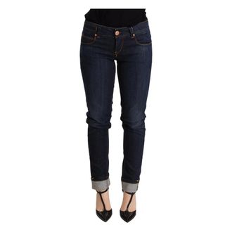 Acht Slim-fit Jeans, female, Blue, Size: W26 Low Waist Skinny Denim Trouser