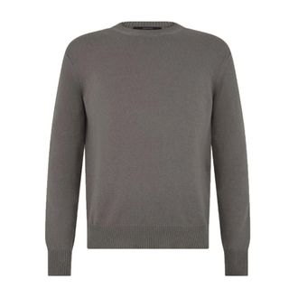 Herno Cashmere Knitwear, male, Gray, Size: L Cashmere Sweater