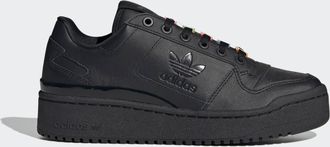 adidas Originals ADIDAS Originals Womens Forum Bold Shoes - Black Leather - Size UK 4.5