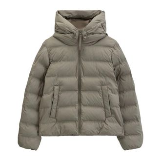 Marc O'Polo Hooded Quilted Jacket - Heren - Winterjassen - Grijs - M - Jassen