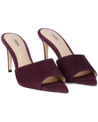L'agence Lagence Lolita Suede & Leather Mule