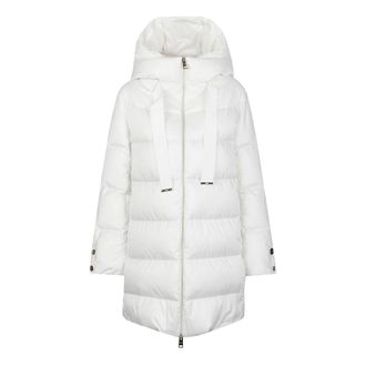 Herno Jassen, Dames, Wit, S, Katoen, A-Shape Donsjas