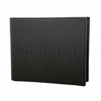 Gucci Black Leather Wallet (Bi-Fold) (Pre-Owned)
